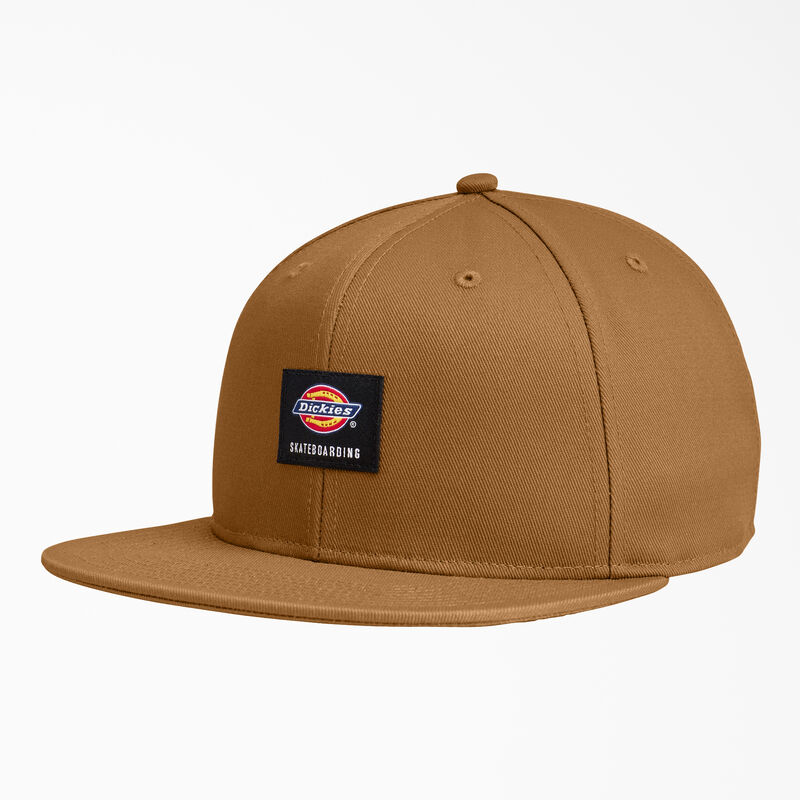 Dickies Skateboarding Flat Bill Cap Brown Duck ID-gkgopNte