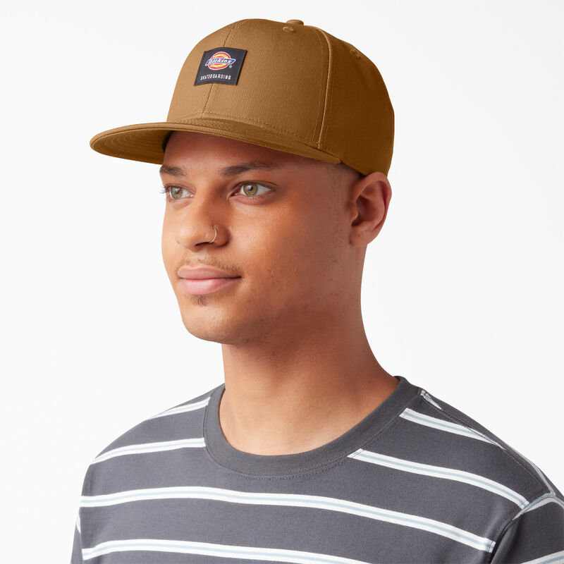 Dickies Skateboarding Flat Bill Cap Brown Duck ID-gkgopNte