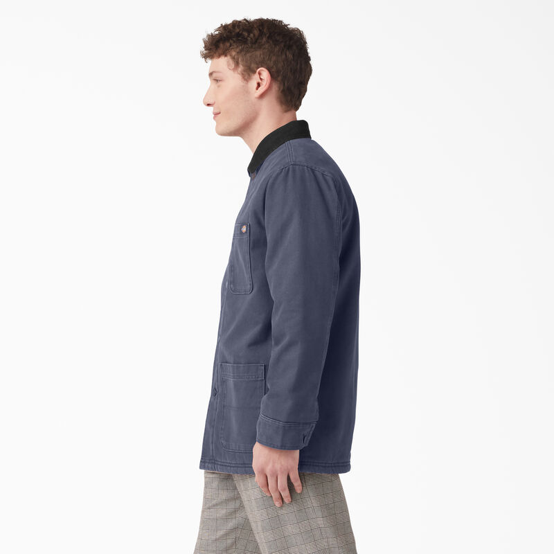 Dickies Stonewashed Duck Lined Chore Coat Stonewashed Navy ID-gr2HEAkn