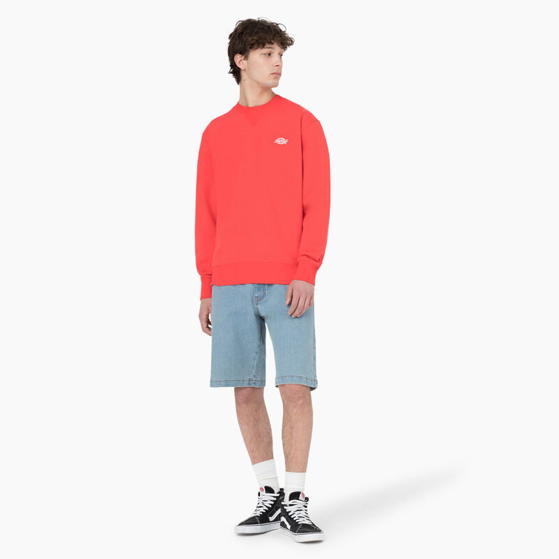 Dickies Summerdale Sweatshirt Scarlet Ibis ID-gwePhOEv