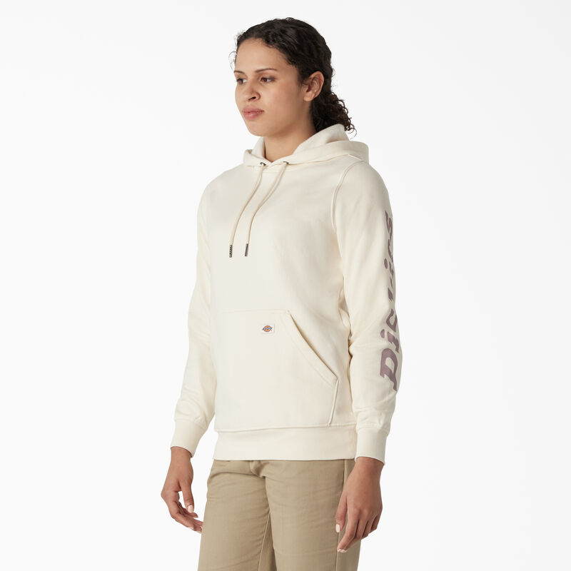 Dickies Heavyweight Logo Sleeve Pullover Antique White ID-h1vsWUwU