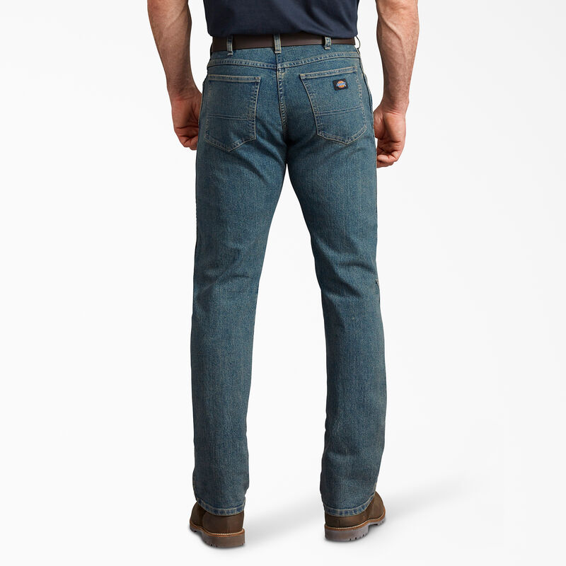 Dickies FLEX Active Waist Regular Fit Jeans Heritage Tinted Khaki ID-h3Xtoxng