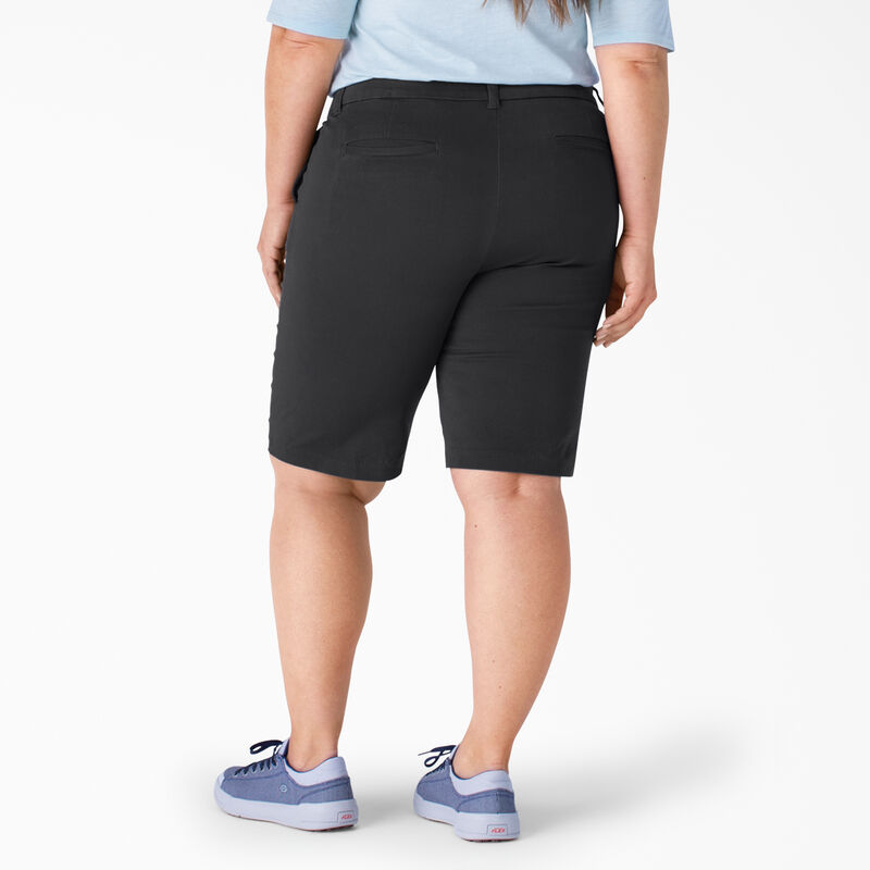Dickies Plus Perfect Shape Straight Fit Bermuda Shorts, 11