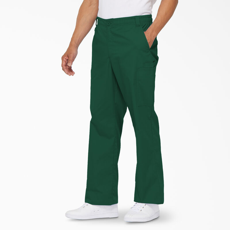 Dickies Men's EDS Signature Cargo Scrub Pants Hunter Green ID-hBqsXQeP