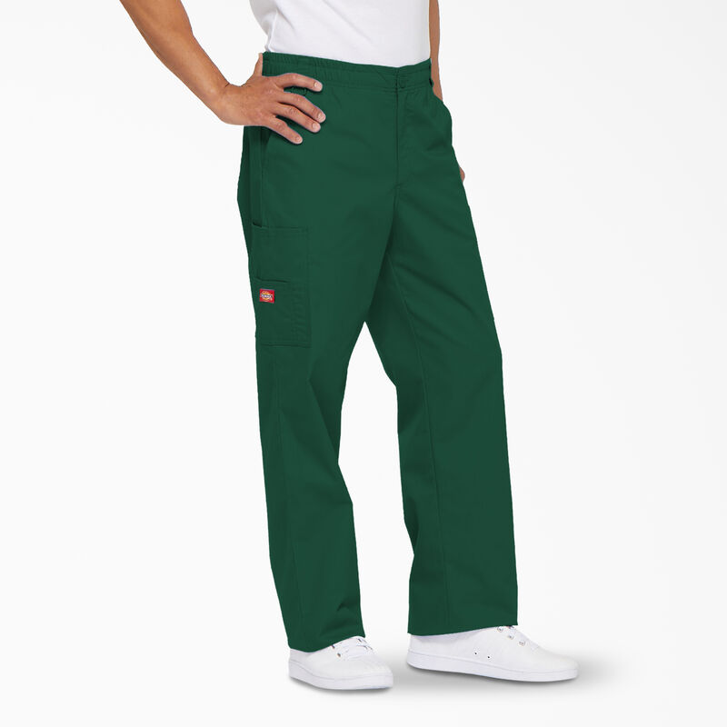 Dickies Men's EDS Signature Cargo Scrub Pants Hunter Green ID-hBqsXQeP