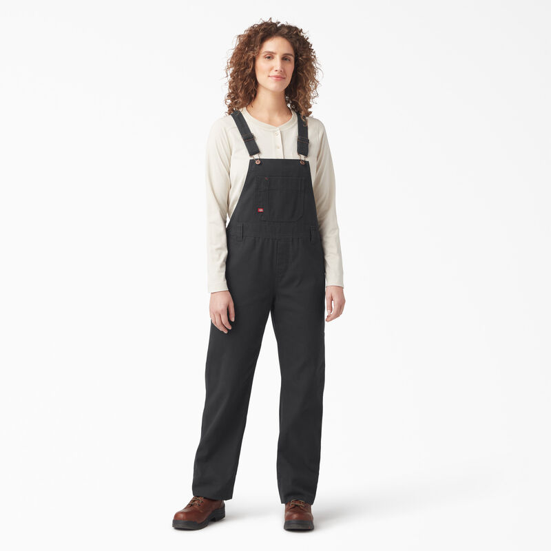 Dickies Relaxed Fit Bib Overalls Rinsed Black ID-hFLq8sdM