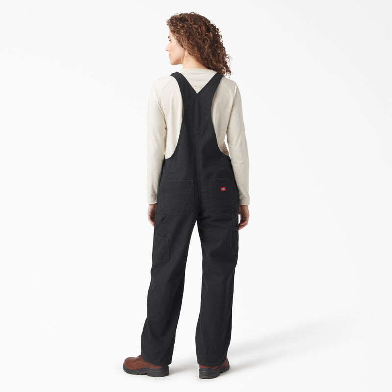 Dickies Relaxed Fit Bib Overalls Rinsed Black ID-hFLq8sdM