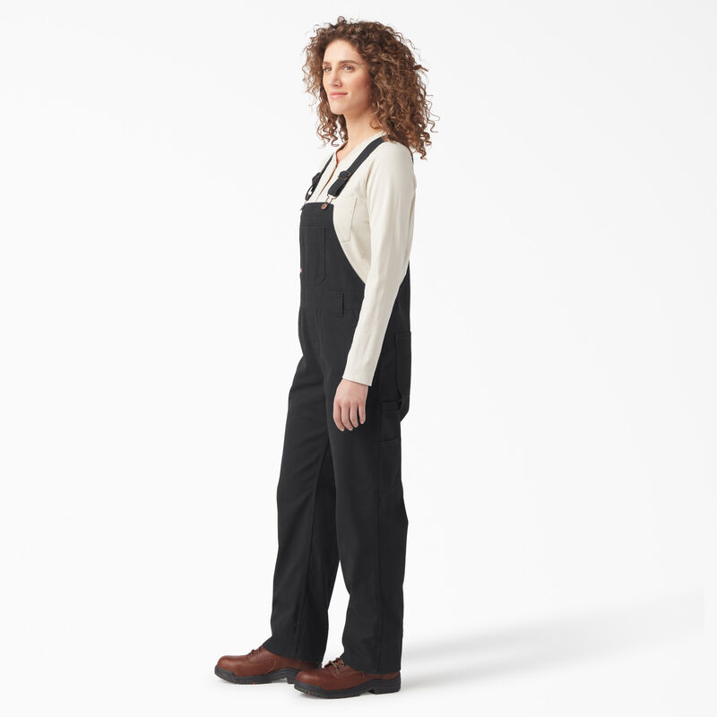 Dickies Relaxed Fit Bib Overalls Rinsed Black ID-hFLq8sdM
