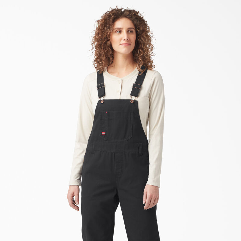 Dickies Relaxed Fit Bib Overalls Rinsed Black ID-hFLq8sdM