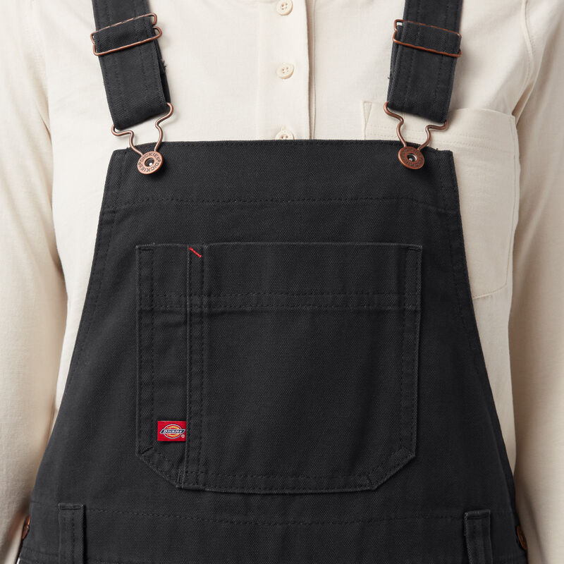Dickies Relaxed Fit Bib Overalls Rinsed Black ID-hFLq8sdM
