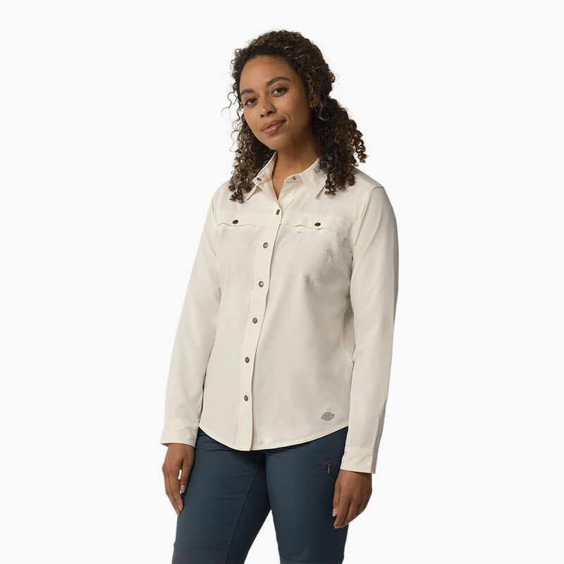 Dickies Cooling Roll-Tab Work Shirt Antique White ID-hHNoHZvV