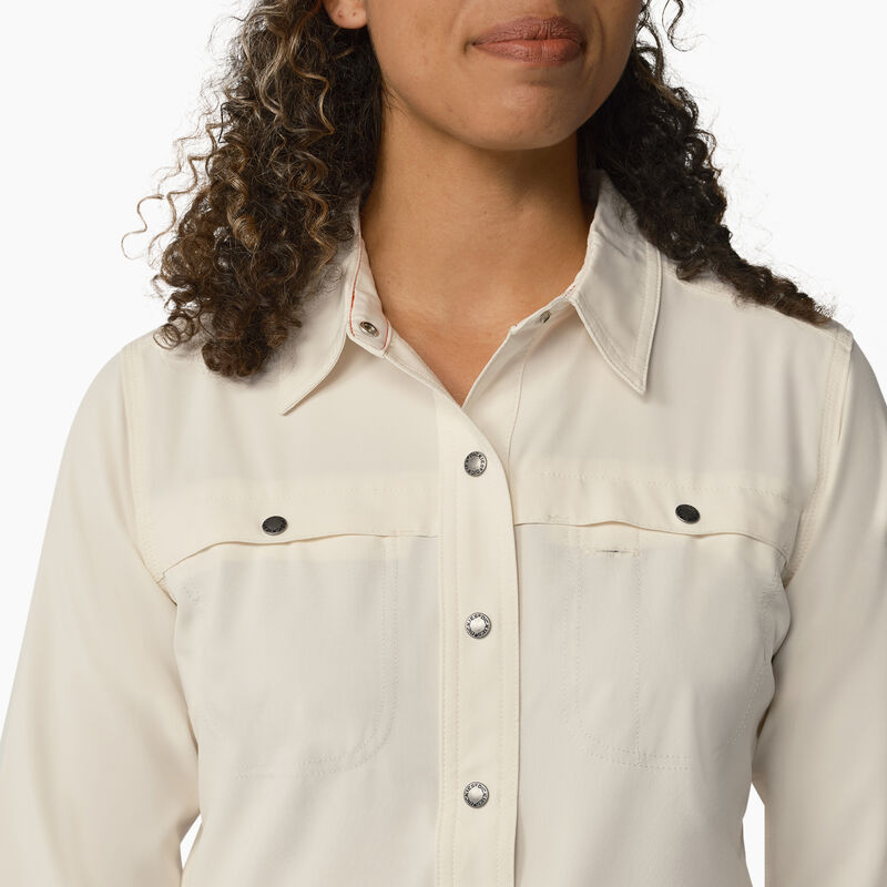 Dickies Cooling Roll-Tab Work Shirt Antique White ID-hHNoHZvV