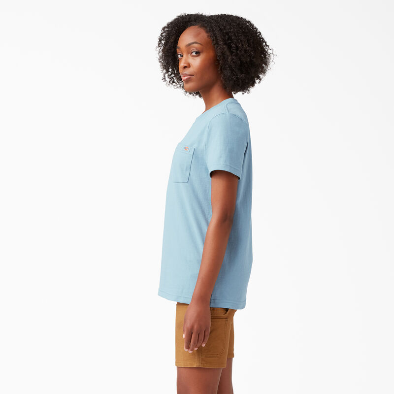 Dickies Heavyweight Short Sleeve Pocket T-Shirt Dockside Blue ID-hHdjMsaC