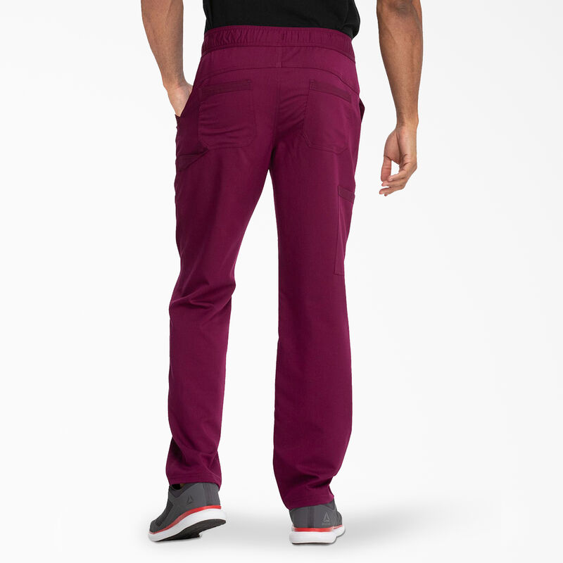 Dickies Men's Balance Zip Fly Scrub Pants Wine ID-hW74wgdk