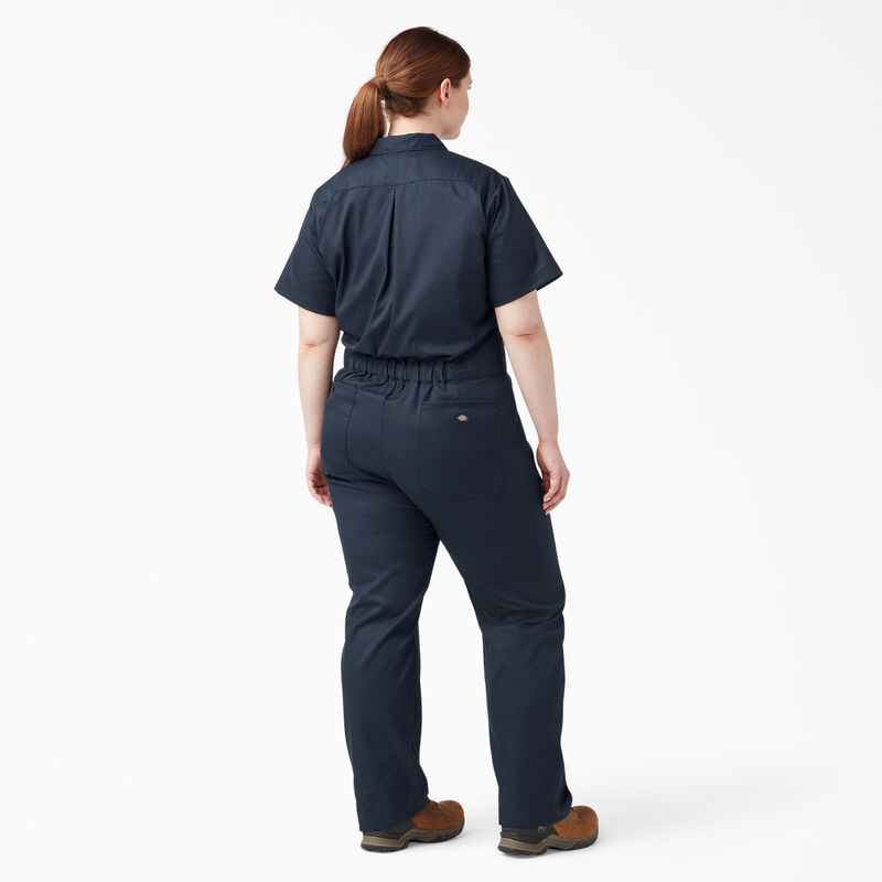 Dickies Plus FLEX Cooling Short Sleeve Coveralls Dark Navy ID-hk67dCVg