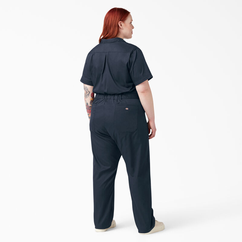Dickies Plus FLEX Cooling Short Sleeve Coveralls Dark Navy ID-hk67dCVg