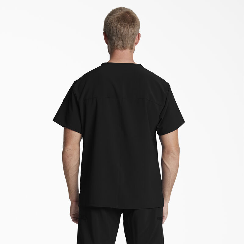 Dickies Men's EDS Essentials V-Neck Scrub Top Black ID-hkLxPV8g