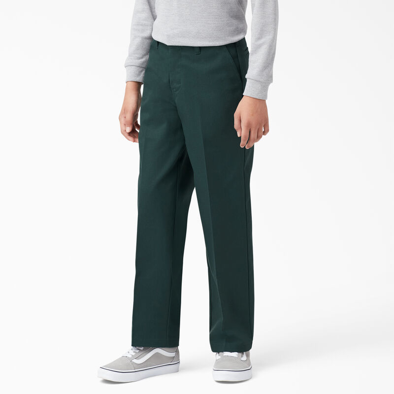 Dickies Boys' Classic Fit Pants, 4-20 Hunter Green ID-hnHSrF3K