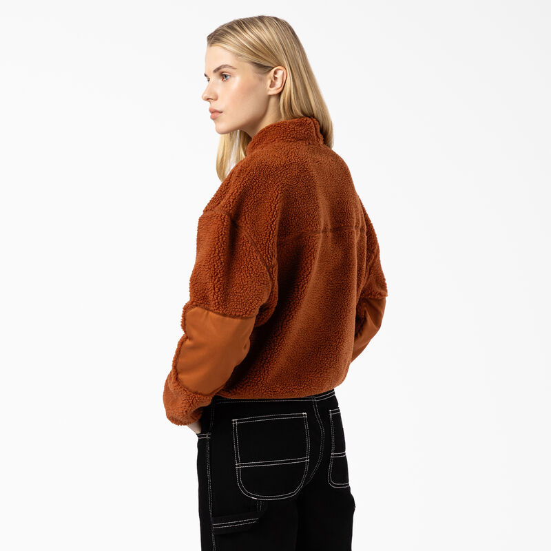 Dickies Red Chute Fleece Jacket Gingerbread Brown ID-i2IcIIfn