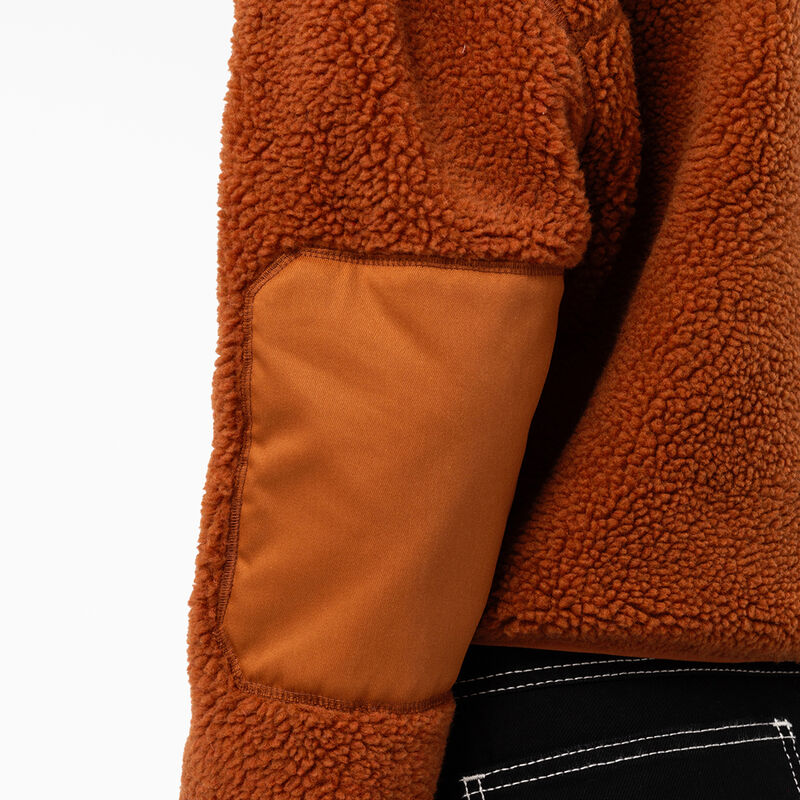 Dickies Red Chute Fleece Jacket Gingerbread Brown ID-i2IcIIfn