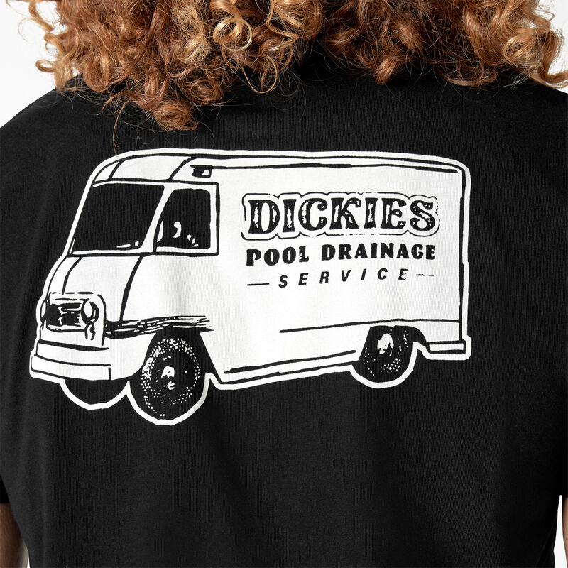 Dickies Skateboarding Pool Drainage Graphic T-Shirt Black ID-i4pZVdZF