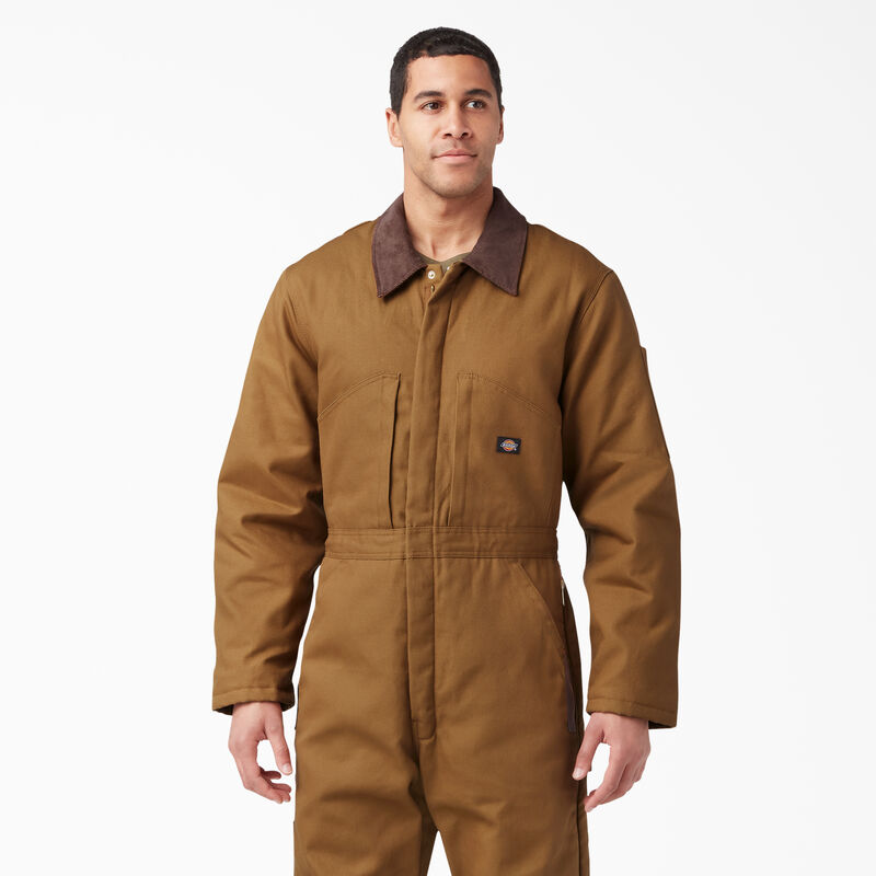Dickies Duck Insulated Coveralls Brown Duck ID-iKFuiHPe