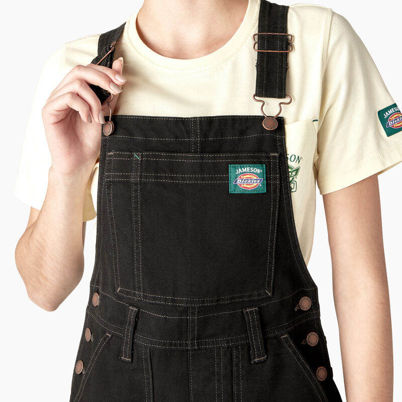 Dickies x Jameson Utility Double Knee Overalls Rinsed Black ID-iON0N3m6