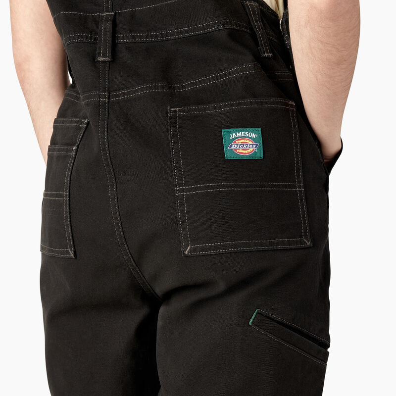 Dickies x Jameson Utility Double Knee Overalls Rinsed Black ID-iON0N3m6