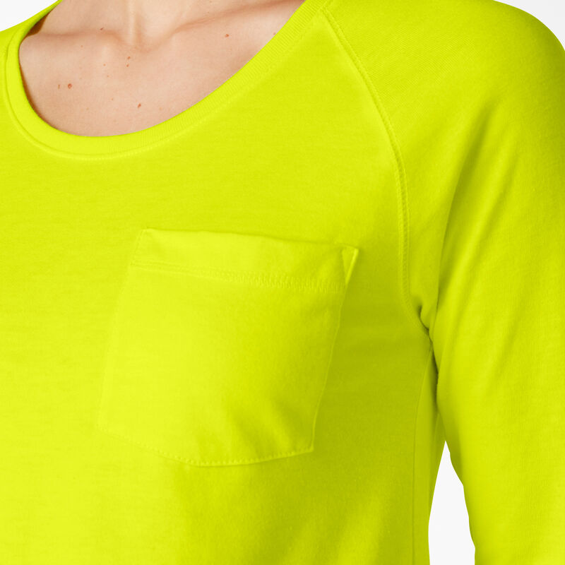 Dickies Cooling Long Sleeve Pocket T-Shirt Bright Yellow ID-iS6z4y6f