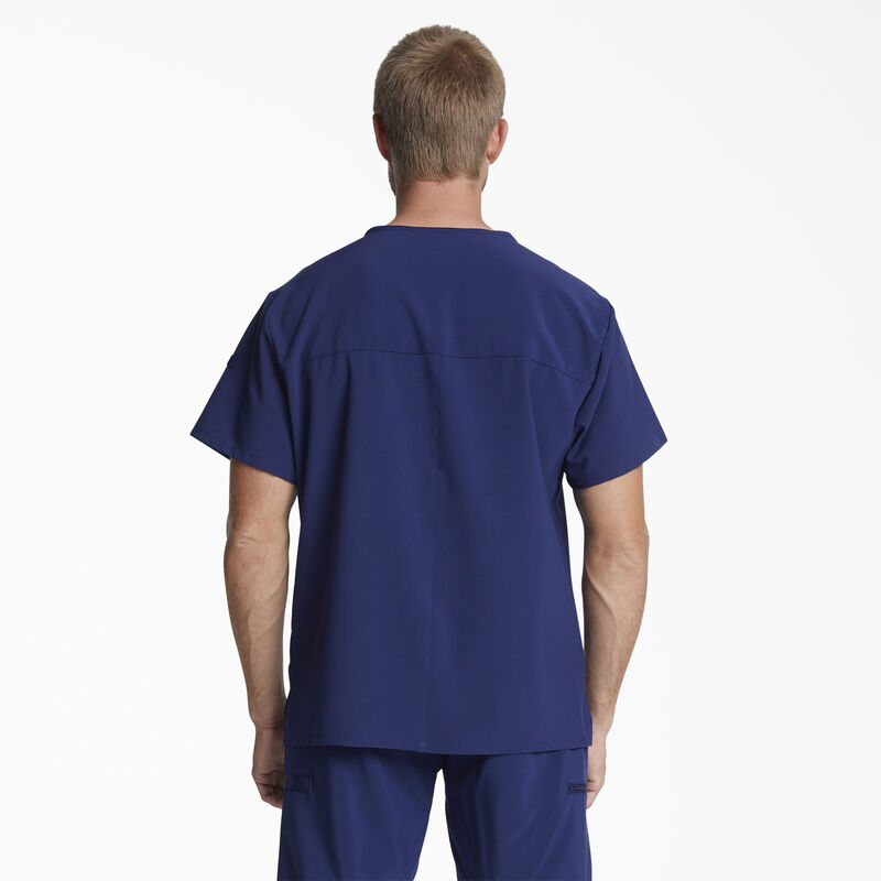 Dickies Men's EDS Essentials V-Neck Scrub Top Navy Blue ID-iZXlZPXq