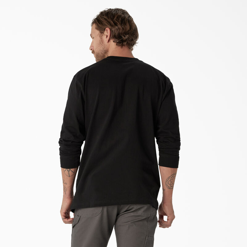 Dickies Long Sleeve Heavyweight Logo T-Shirt Black ID-iZmgLuow