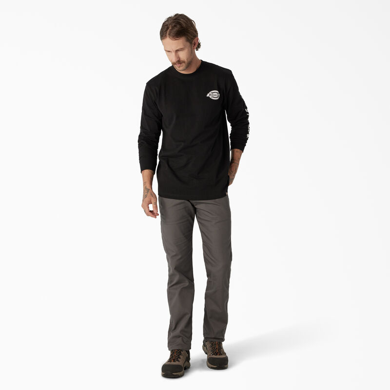 Dickies Long Sleeve Heavyweight Logo T-Shirt Black ID-iZmgLuow