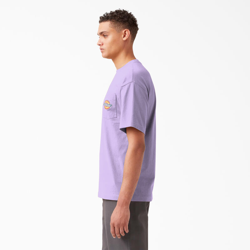 Dickies Chest Logo Pocket T-Shirt Purple Rose ID-idvwpsOk