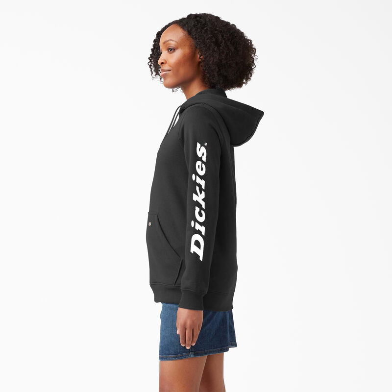 Dickies Heavyweight Logo Sleeve Pullover Black ID-ijnD6z4B