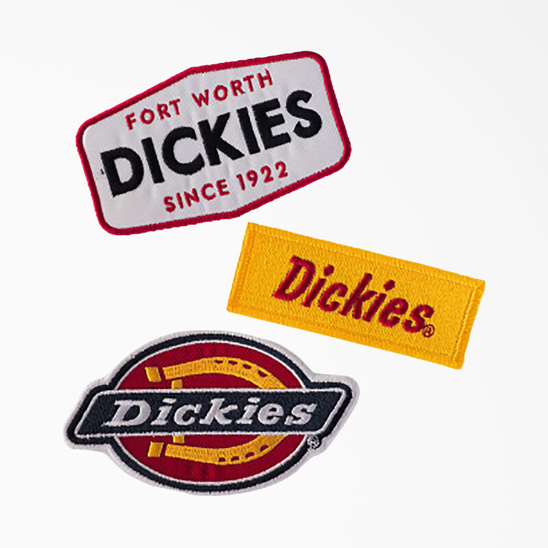Dickies Logo Iron-on Patches, 3-Pack Assorted Colors ID-j8gkxWEI