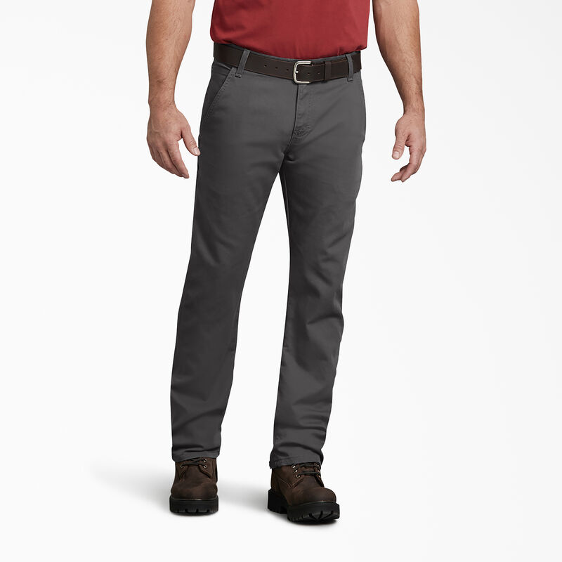 Dickies FLEX Regular Fit Duck Carpenter Pants Stonewashed Gray ID-jAyMdrBK