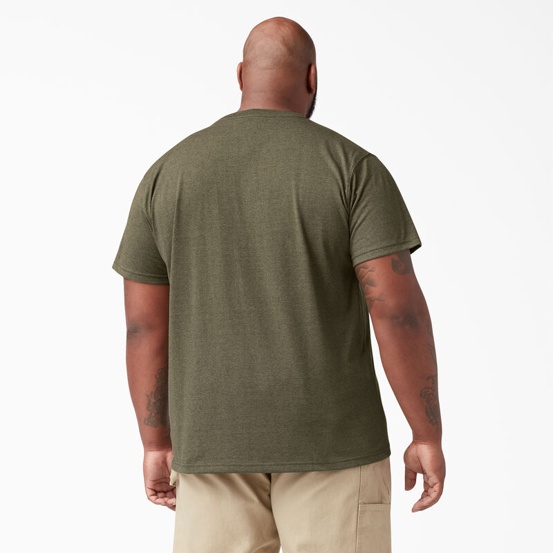 Dickies Heavyweight Heathered Short Sleeve Pocket T-Shirt Military Green Heather ID-jDB3v261