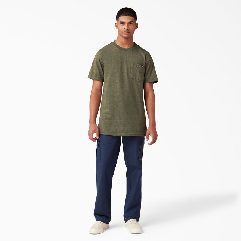 Dickies Heavyweight Heathered Short Sleeve Pocket T-Shirt Military Green Heather ID-jDB3v261