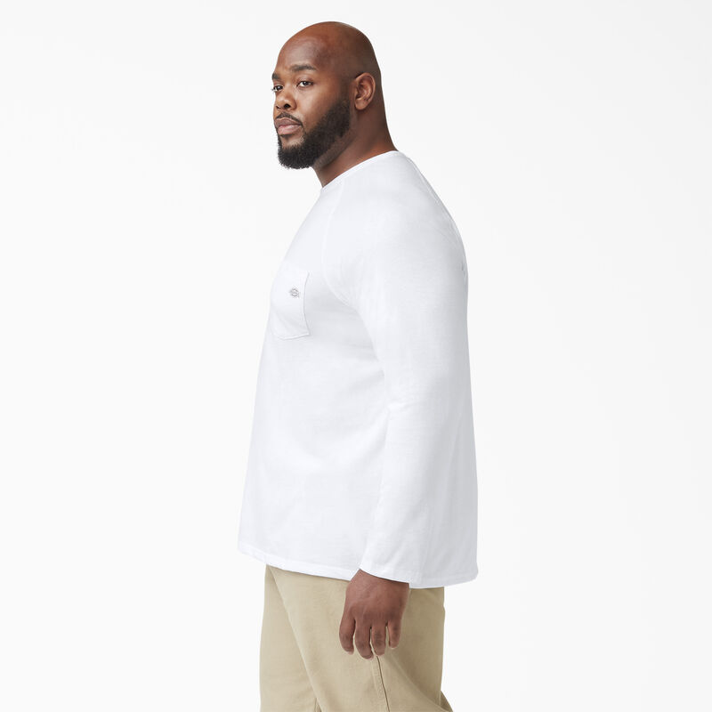 Dickies Cooling Long Sleeve Pocket T-Shirt White ID-jX5tYhNc