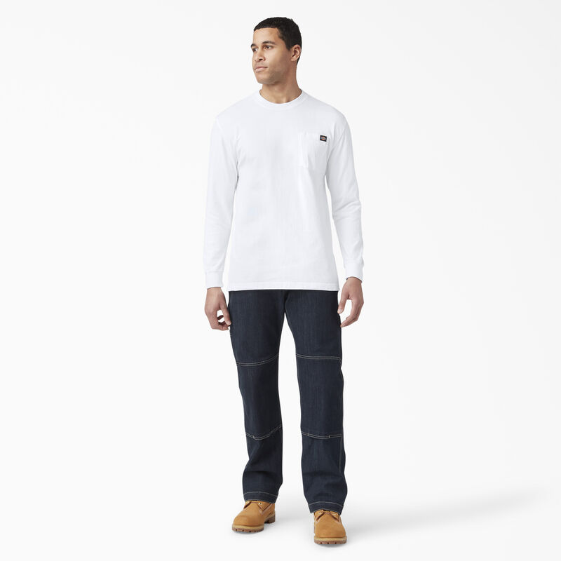 Dickies Cooling Long Sleeve Pocket T-Shirt White ID-jX5tYhNc