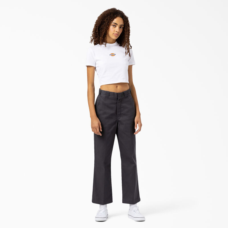 Dickies Maple Valley Logo Cropped T-Shirt White ID-jZwVVRmu