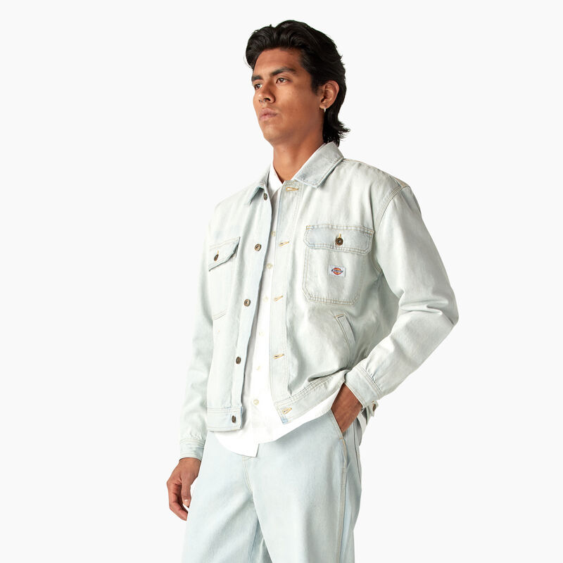 Dickies Madison Denim Jacket Light Denim ID-jdF1ByiM