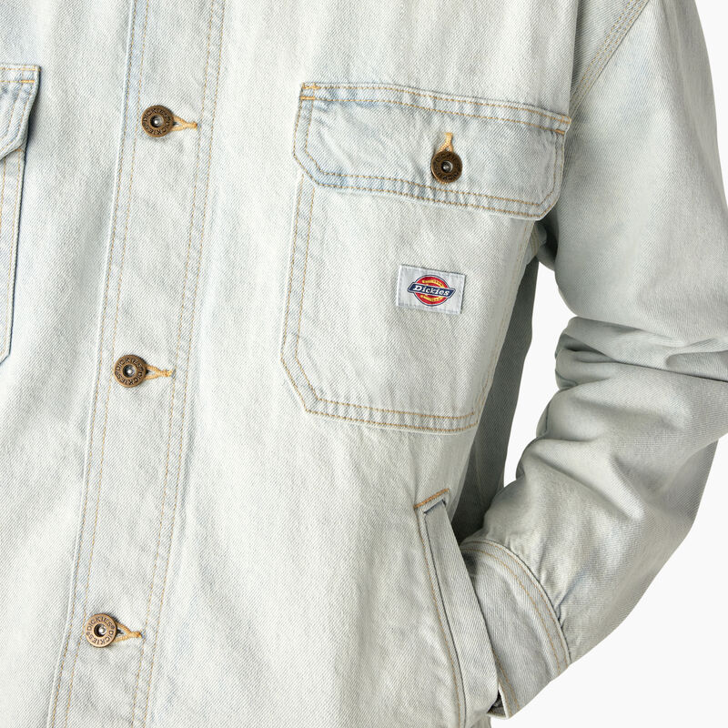 Dickies Madison Denim Jacket Light Denim ID-jdF1ByiM