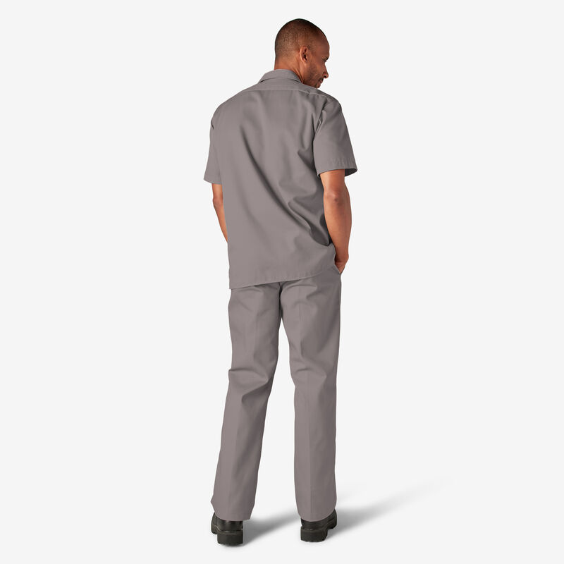 Dickies Short Sleeve Work Shirt Silver ID-k5djv3G1