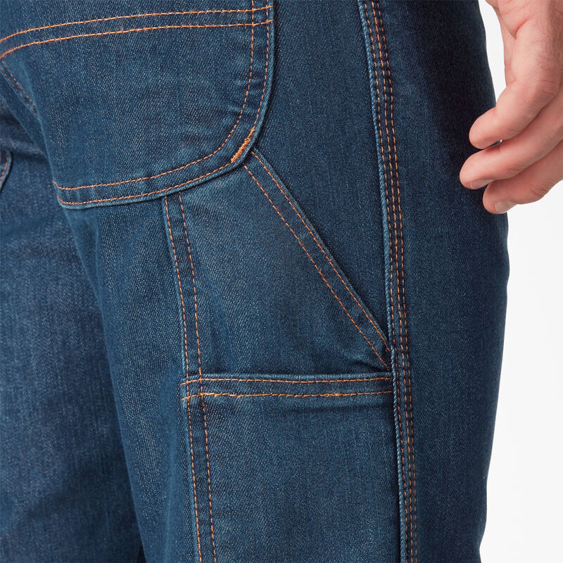 Dickies FLEX Regular Fit Carpenter Jeans Stonewashed Indigo Blue ID-k7lPqn23