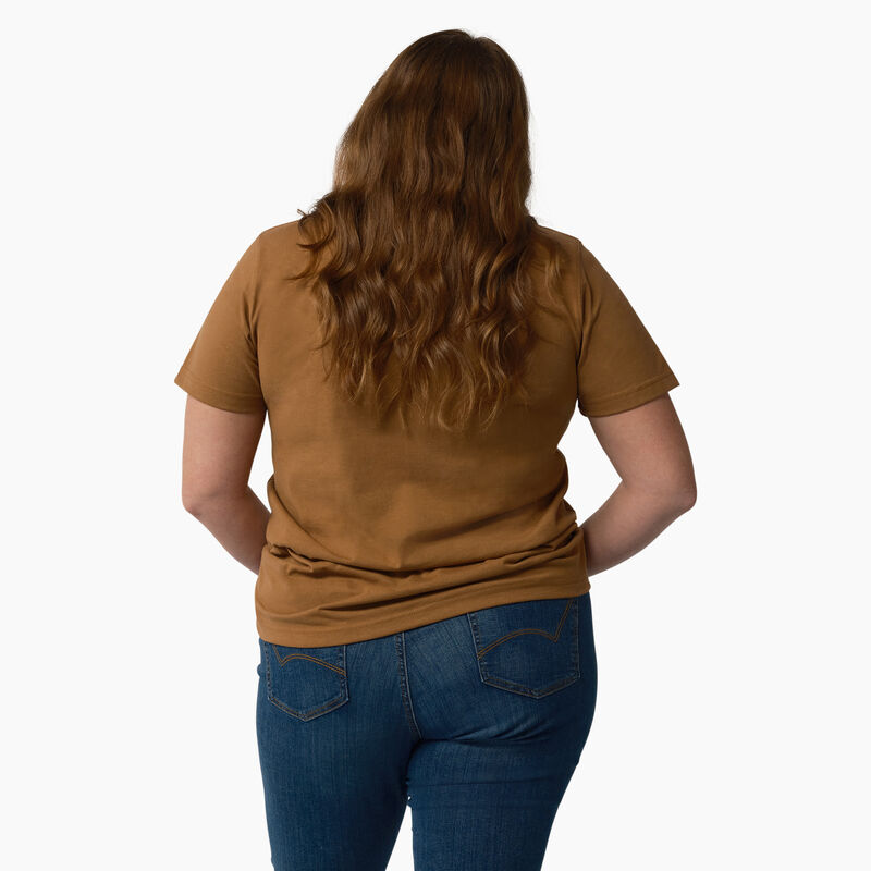 Dickies Plus Heavyweight Short Sleeve Pocket T-Shirt Brown Duck ID-kErixEnk