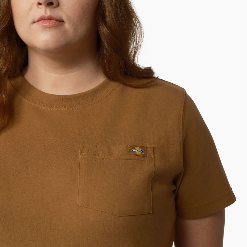 Dickies Plus Heavyweight Short Sleeve Pocket T-Shirt Brown Duck ID-kErixEnk