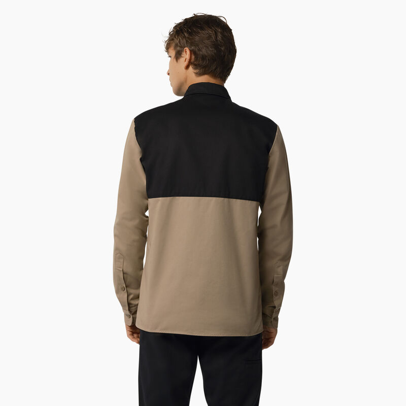 Dickies 1922 Color Blocked Long Sleeve Shirt Black/Maple ID-kI8nz2On