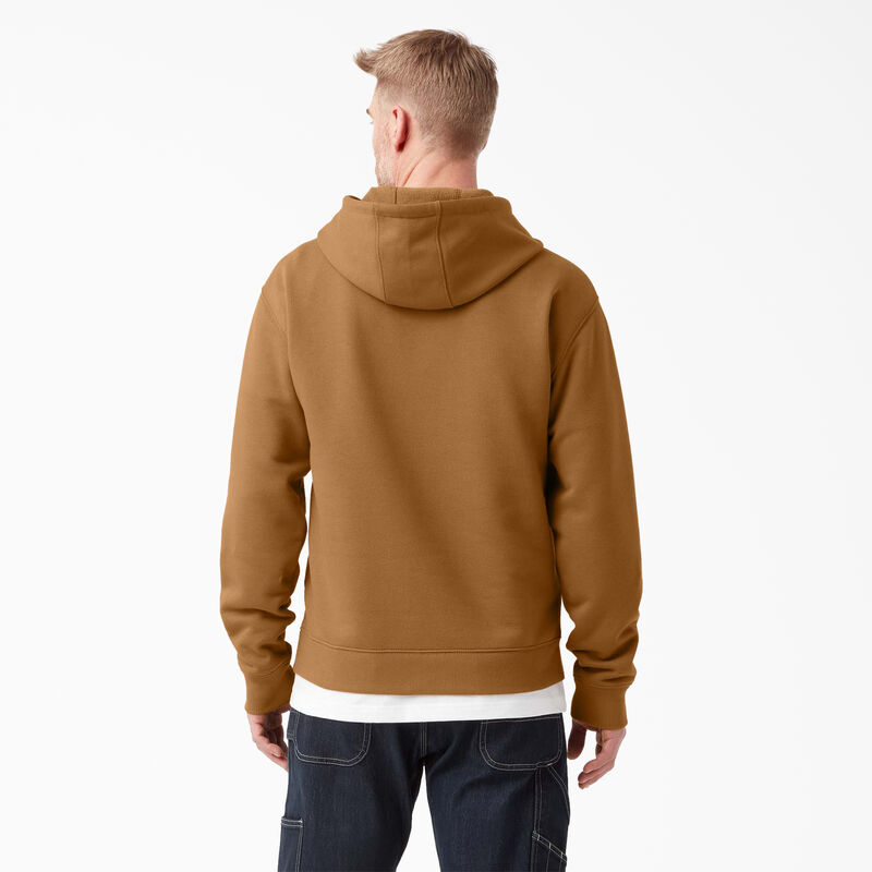 Dickies Water Repellent Tri-Color Logo Hoodie Brown Duck ID-kMYZXSmT
