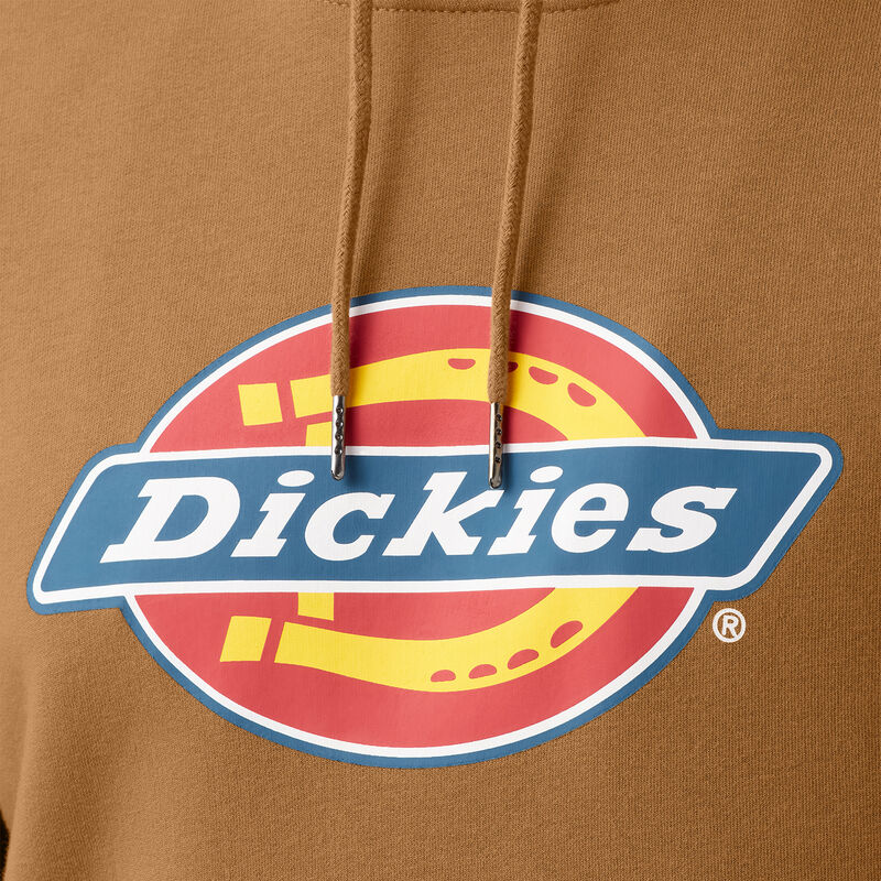 Dickies Water Repellent Tri-Color Logo Hoodie Brown Duck ID-kMYZXSmT